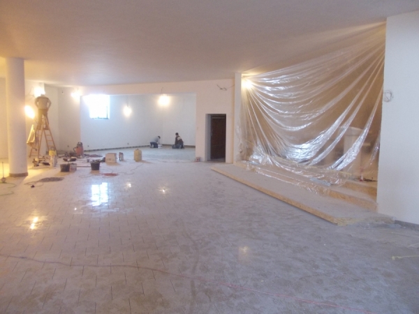 Posadzka w dolnym kościele