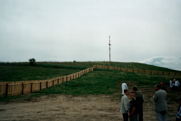 Teren parafii - wiosna 2002